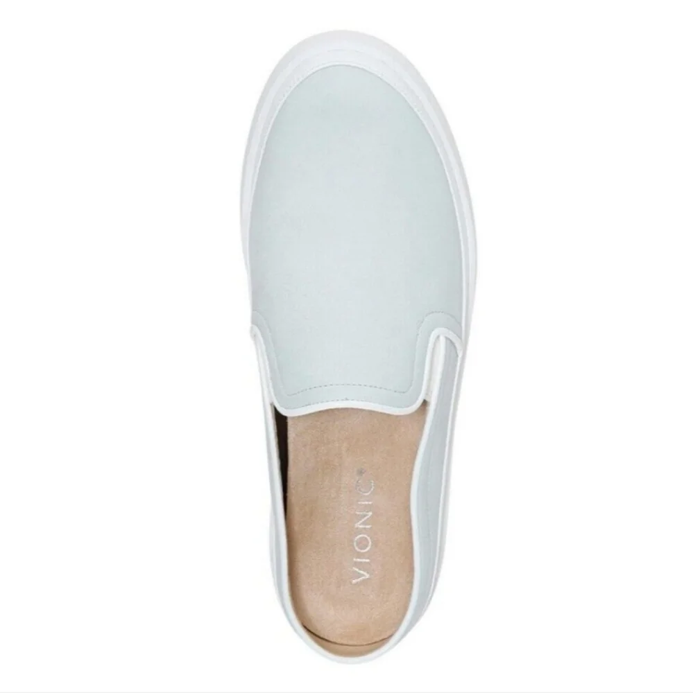 Vionic Effortless Casual Supportive Slip-on Shoes in White Nubuck - Picture 16 of 16